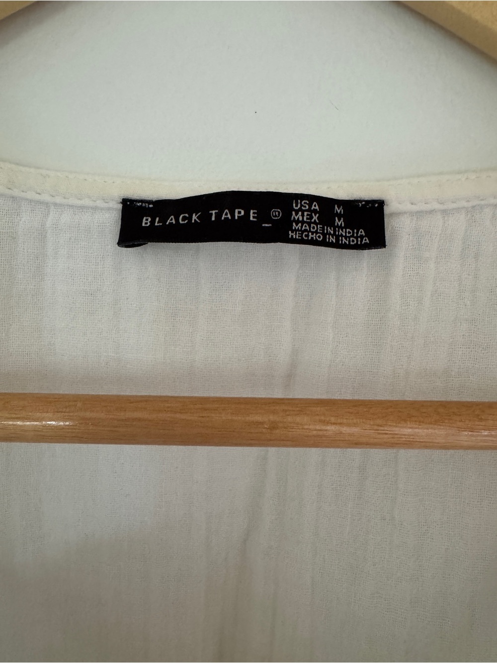 V-Neck Ruffle Gauze Shirt - Picture 3 of 3